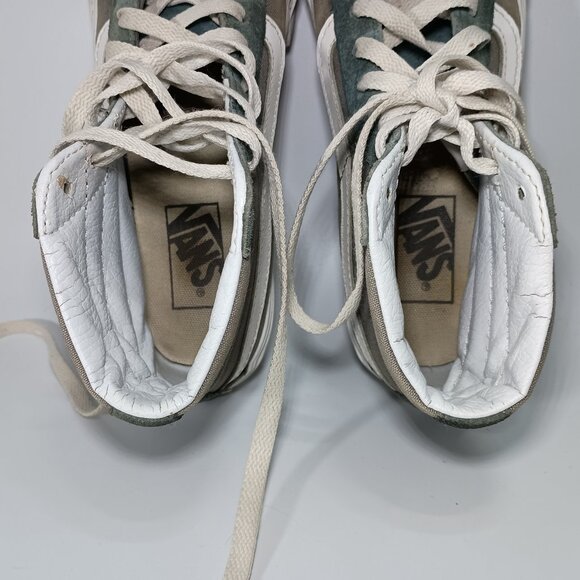 Vans ComfyCush Sk8-Hi SAMPLE Reissue Unisex Beech Marshmallow Sneakers Women's 6 - Picture 10 of 10